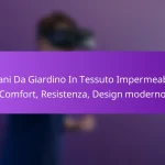 Divani Da Giardino In Tessuto Impermeabile: Comfort, Resistenza, Design moderno