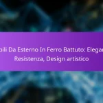 Mobili Da Esterno In Ferro Battuto: Eleganza, Resistenza, Design artistico