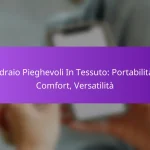 Sdraio Pieghevoli In Tessuto: Portabilità, Comfort, Versatilità