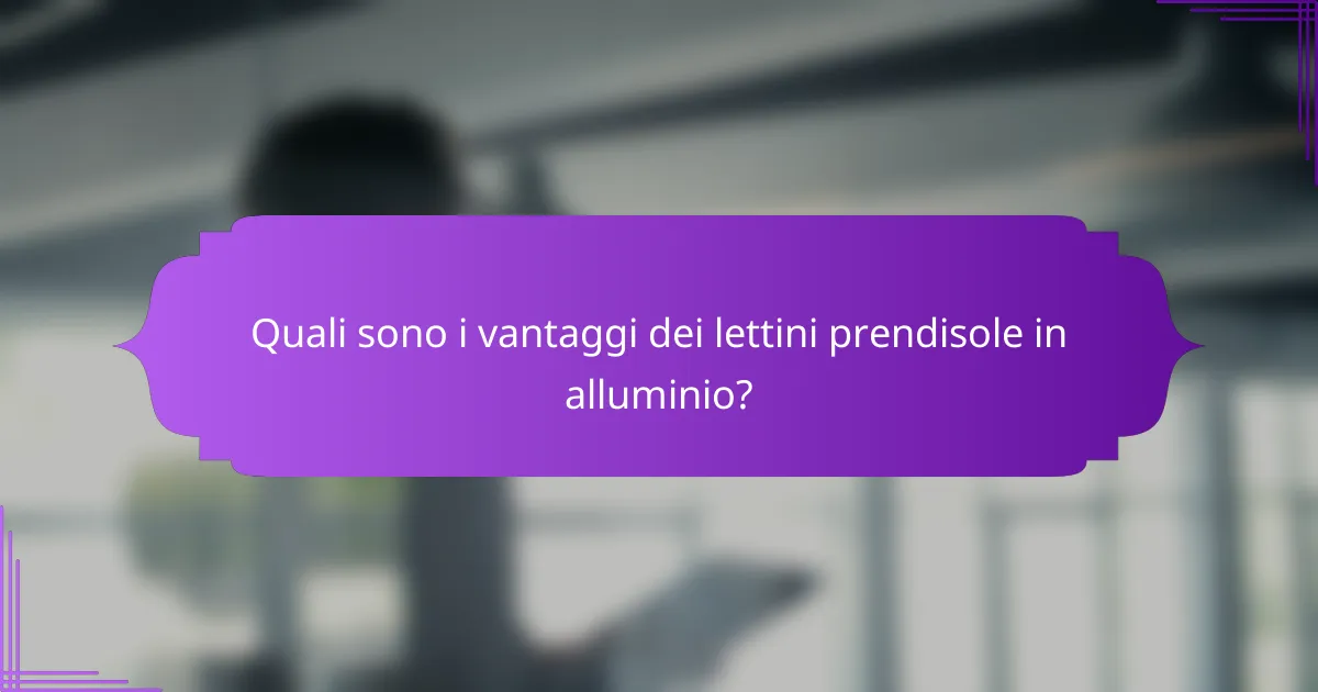 Quali sono i vantaggi dei lettini prendisole in alluminio?